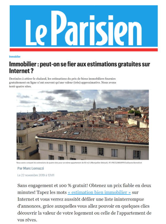 Evaluation Immobilière Automatisée